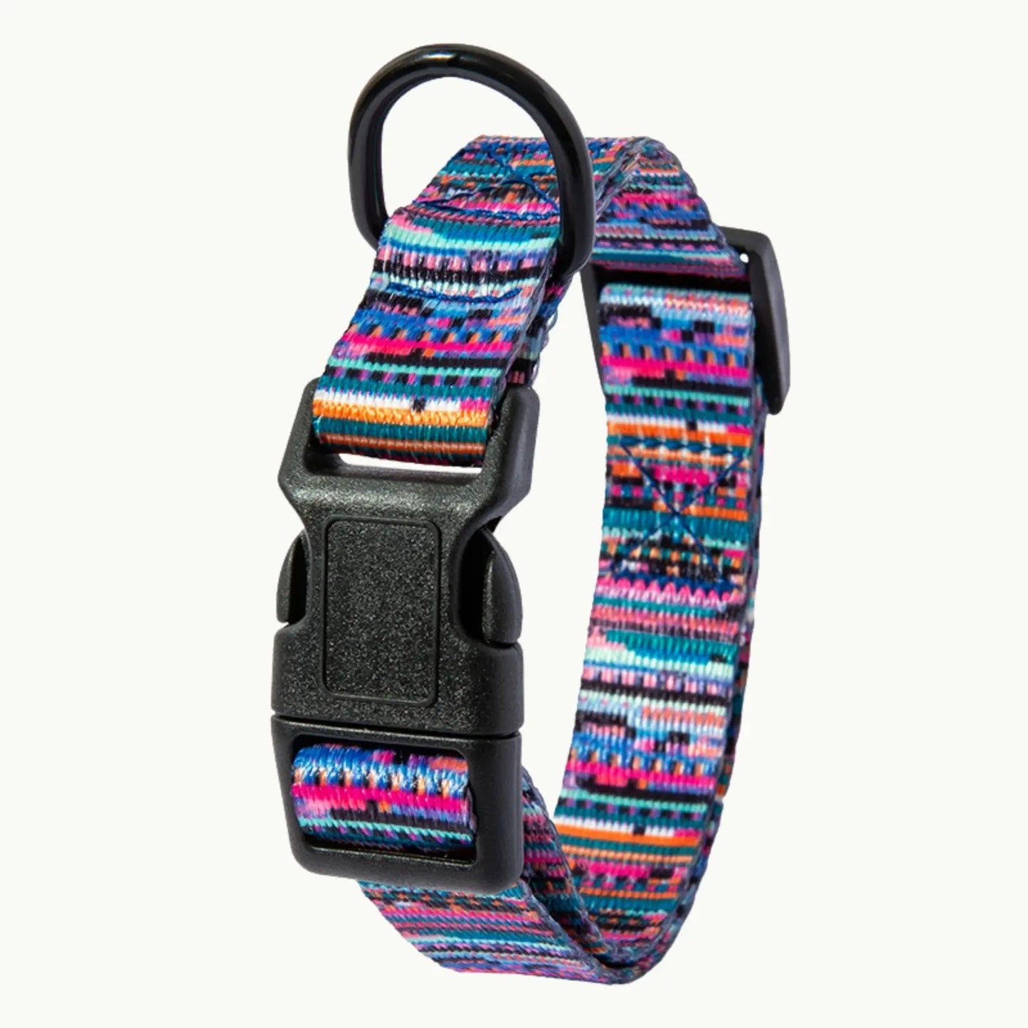 Boho Dog Collar variant name Blush Pink 