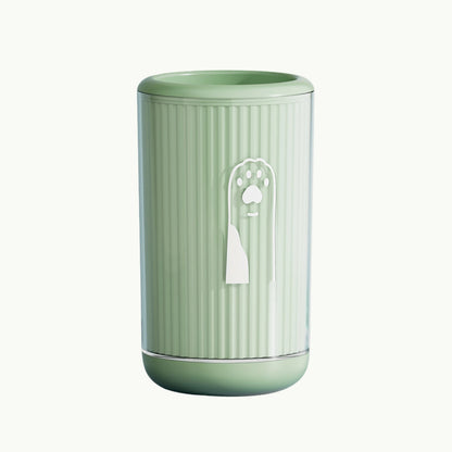 PawClean™ dog paw washer cup in green, large size