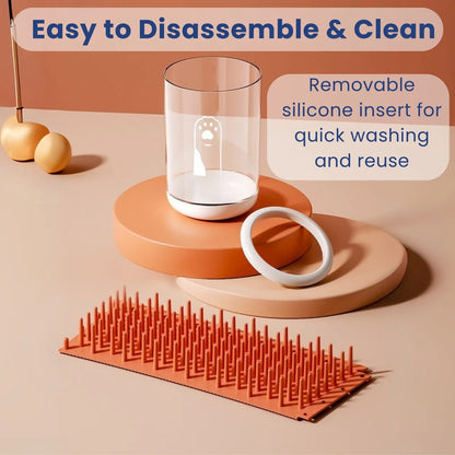 Detachable parts of PawClean paw washer cup for easy cleaning