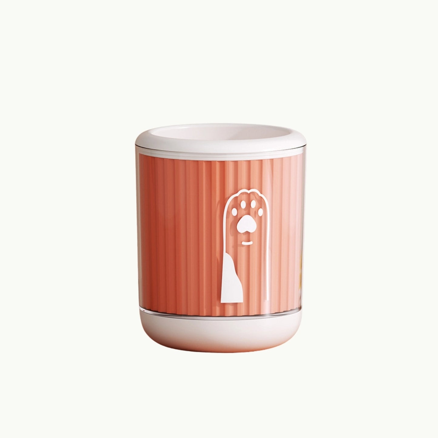 PawClean™ dog paw washer cup in orange, small size