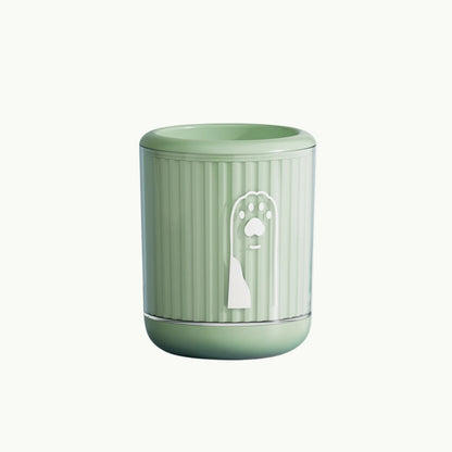 PawClean™ dog paw washer cup in green, small size