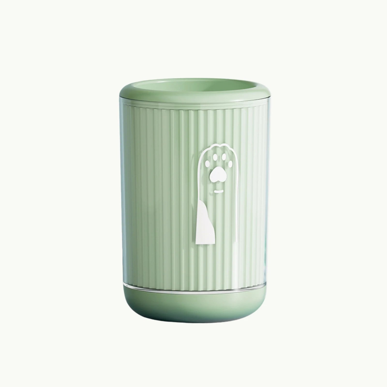 PawClean™ dog paw washer cup in green, medium size