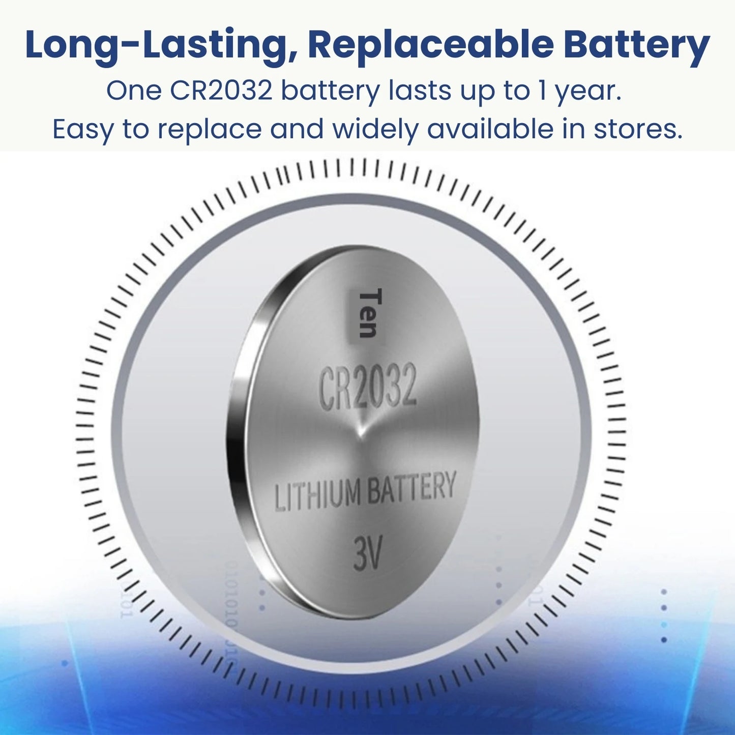 Long-lasting replaceable battery for pet GPS tracking collar