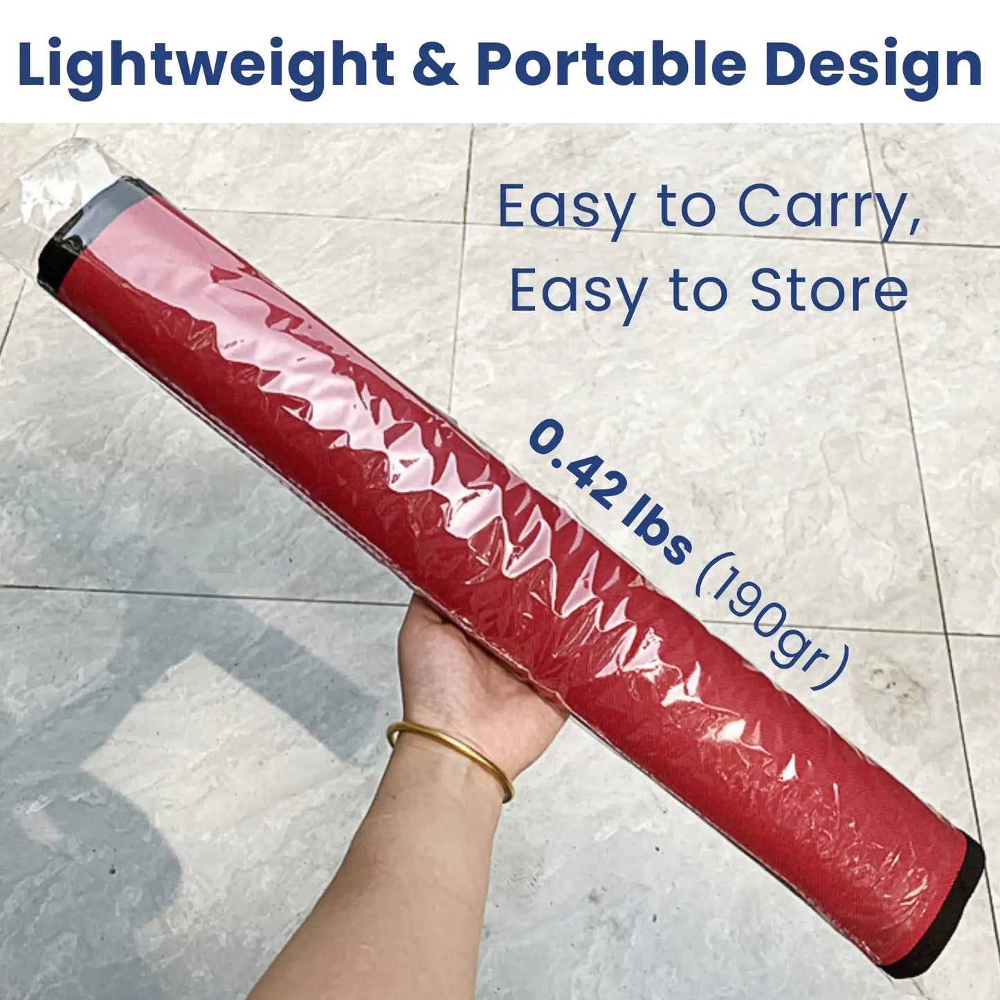 Lightweight portable LookPaw™ pet car seat cover, easy to carry and store