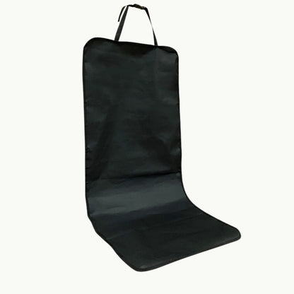 Full-length waterproof LookPaw™ pet car seat cover protecting backseat