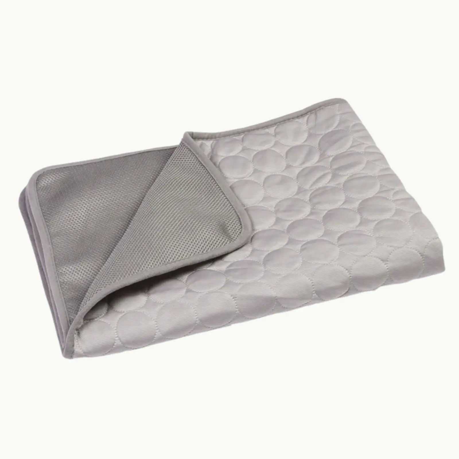 ChillPaw gray pet cooling mat foldable and washable