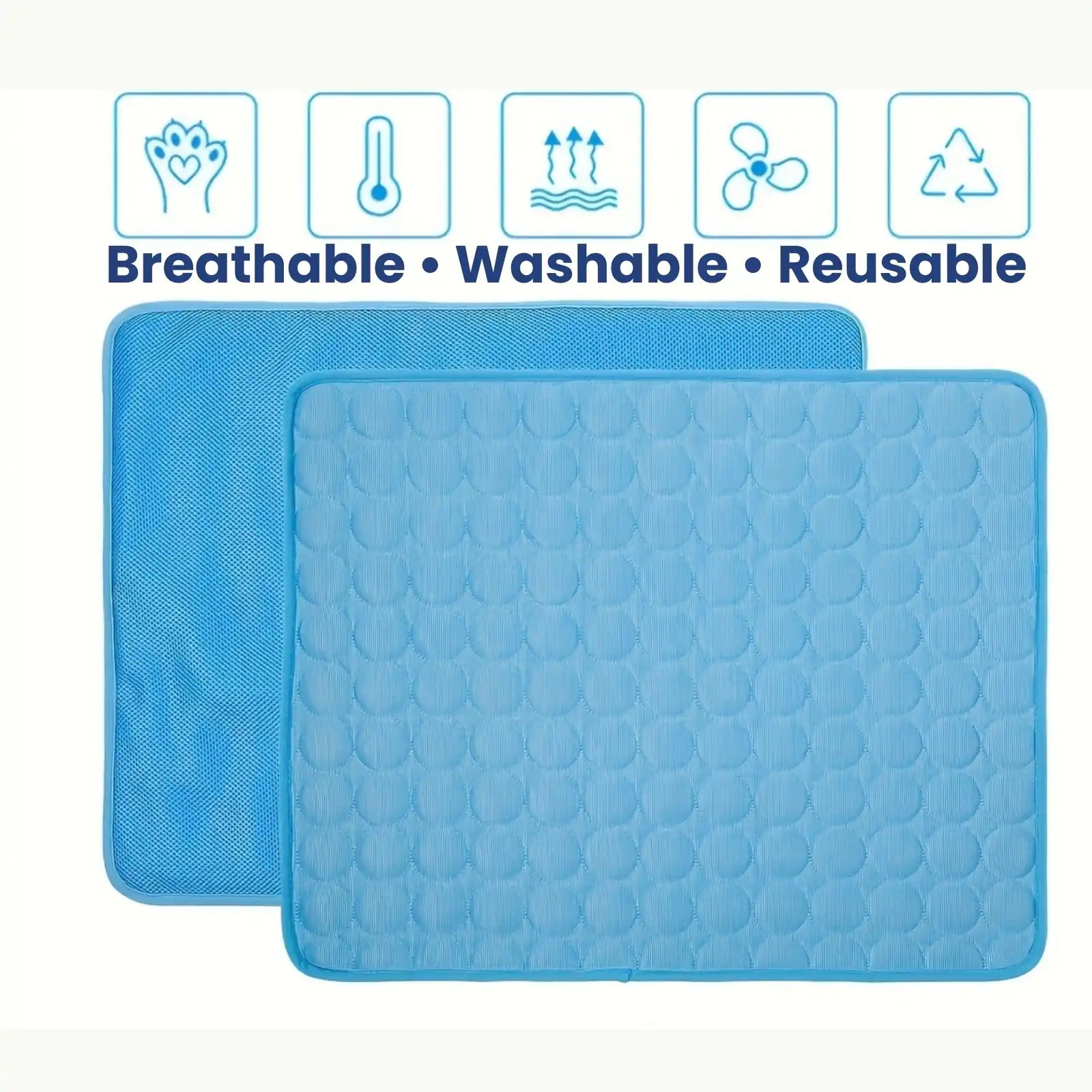 Breathable washable reusable ChillPaw pet cooling mat