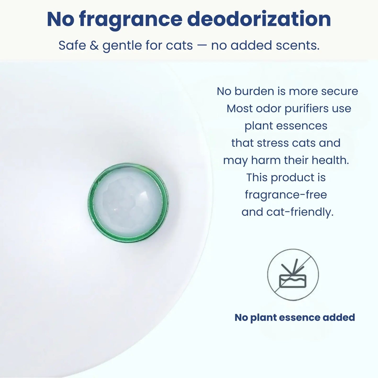 LookPaw™ FreshAir™ deodorizer with negative ion purification system