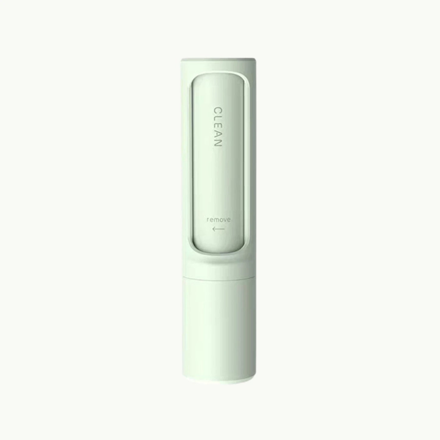 Green FurSweep™ reusable pet hair remover brush, modern design