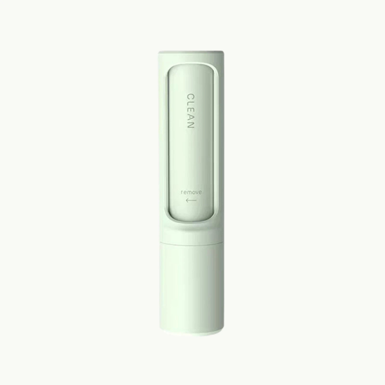 Green FurSweep™ reusable pet hair remover brush, modern design
