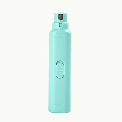 PetNail™ Battery Nail Grinder in green – quiet nail trimming tool for pets