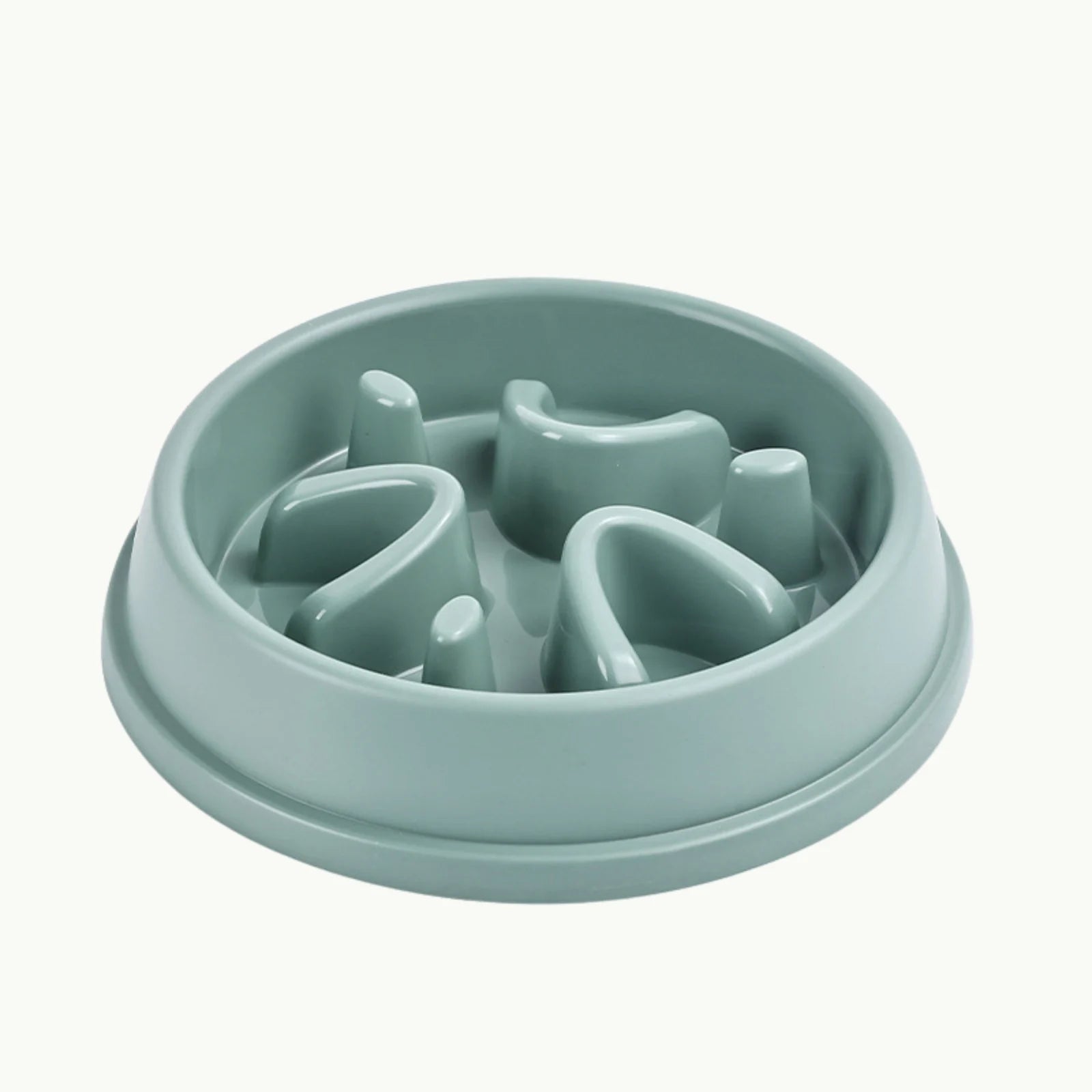 Green LookPaw™ Slow Feeder Bowl showing maze-style anti-choking design